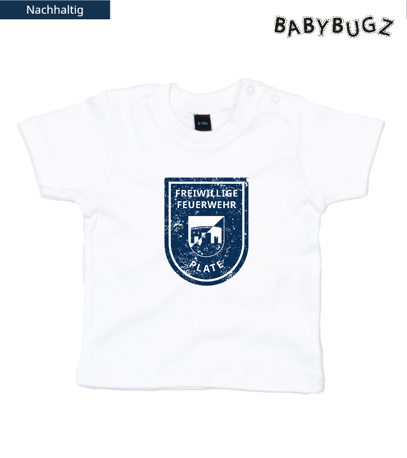 Babybugz Baby T-Shirt White "Uwe"