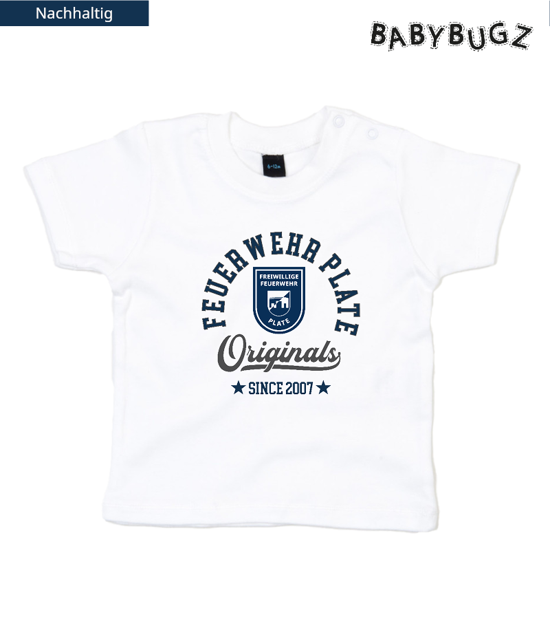 Babybugz Baby T-Shirt White "Jacob"
