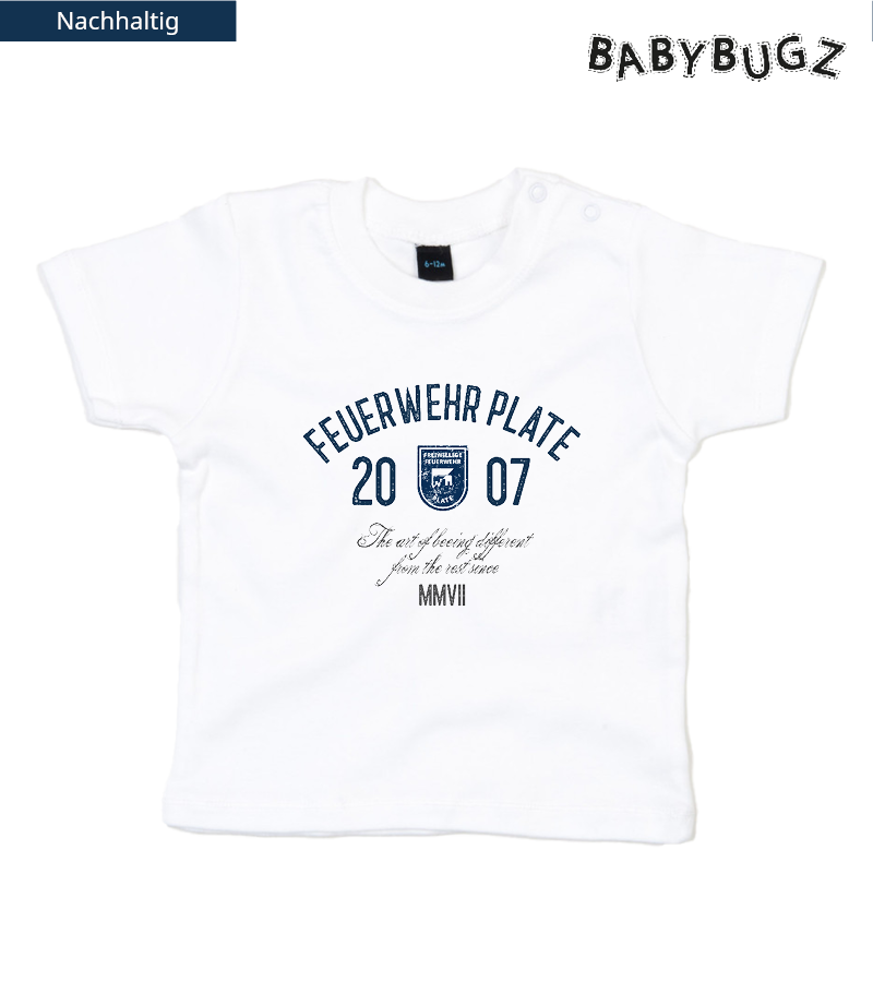 Babybugz Baby T-Shirt White "Isack"