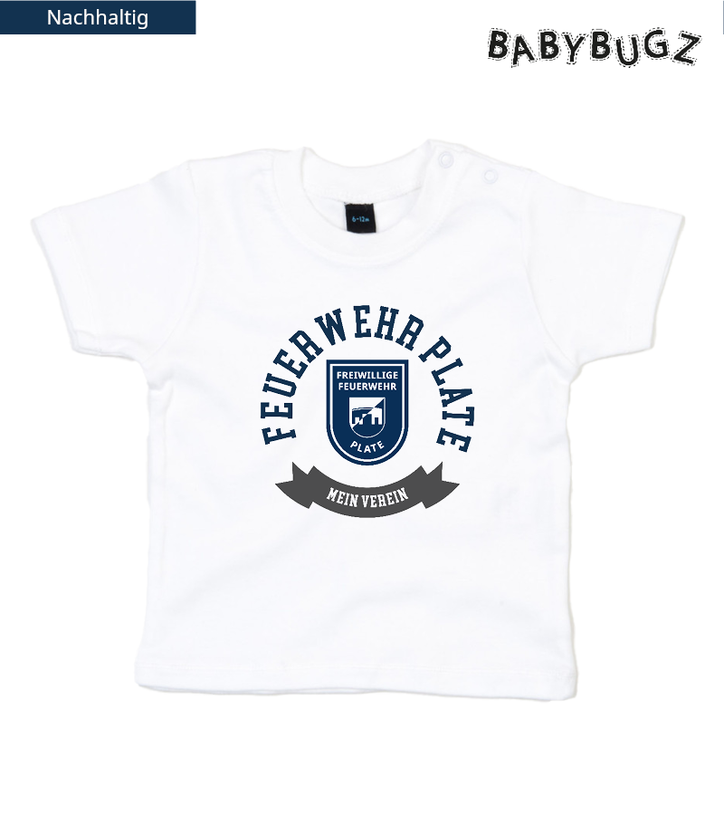 Babybugz Baby T-Shirt White "Bono"