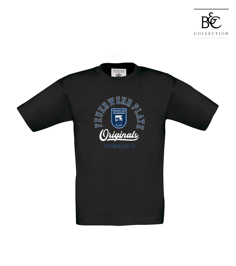 B&C Kinder T-Shirt Black "Jacob"
