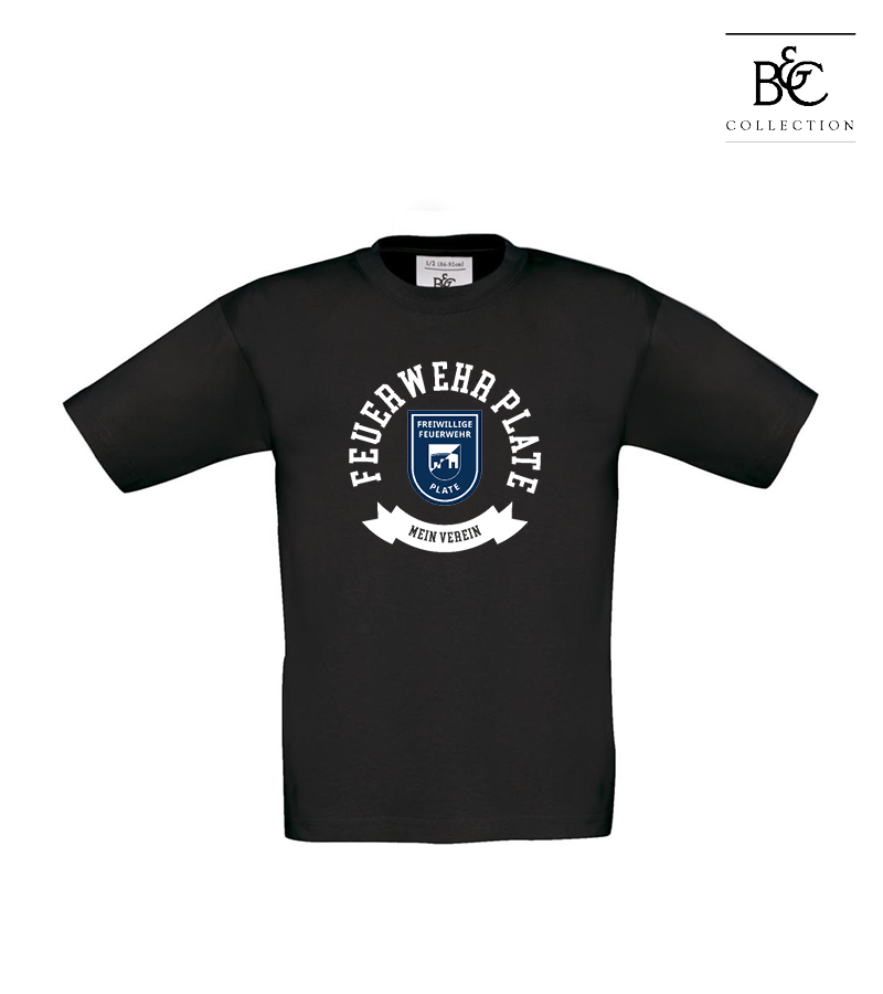 B&C Kinder T-Shirt Black "Bono"