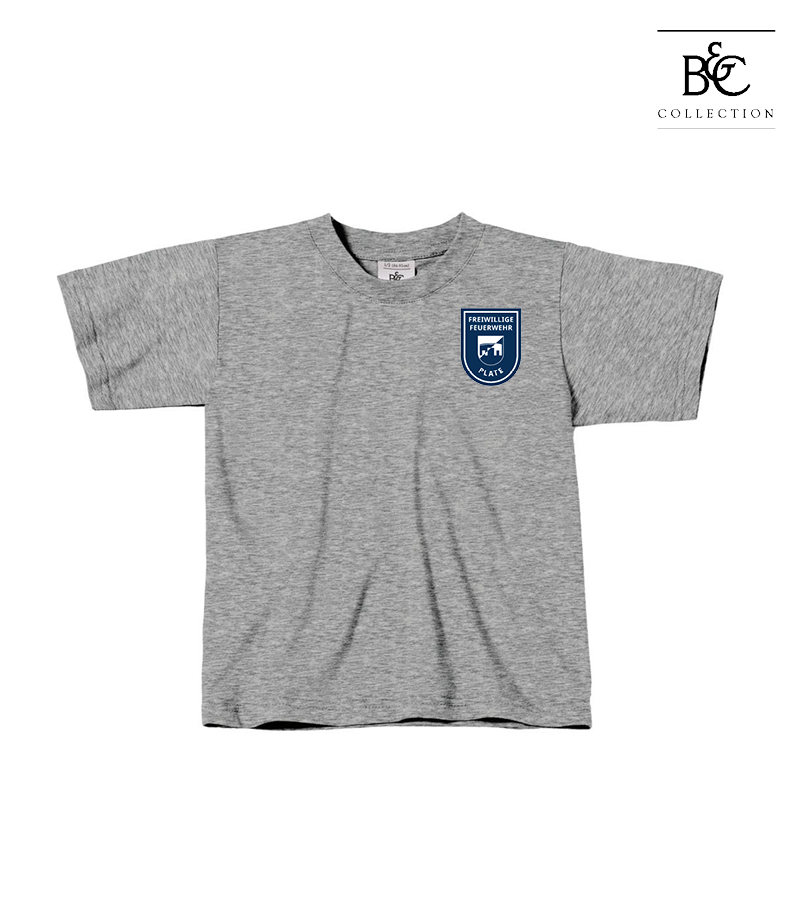 B&C Kinder T-Shirt Sports Grey "Anton"