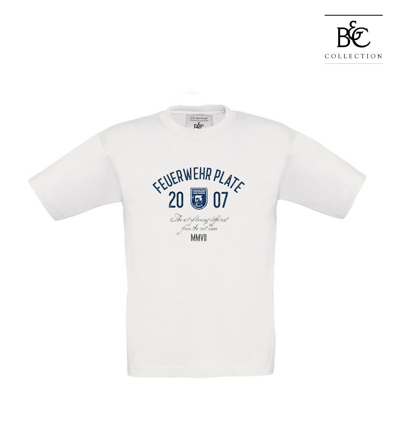 B&C Kinder T-Shirt White "Isack"