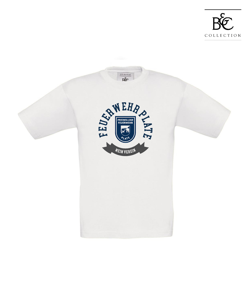 B&C Kinder T-Shirt White "Bono"