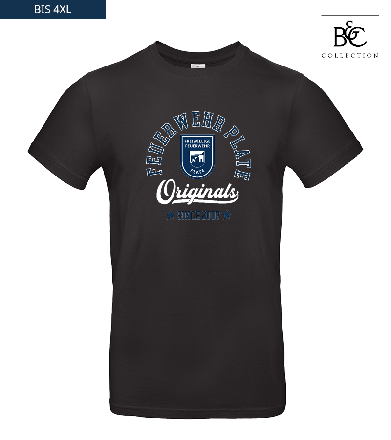 B&C Herren T-Shirt Black "Jacob"