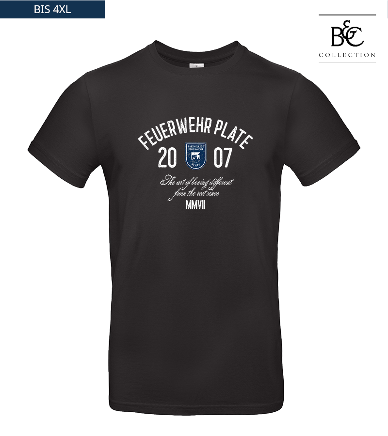B&C Herren T-Shirt Black "Isack"