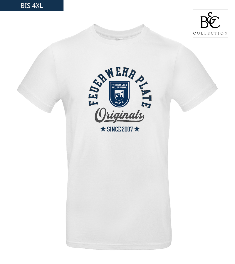 B&C Herren T-Shirt White "Jacob"