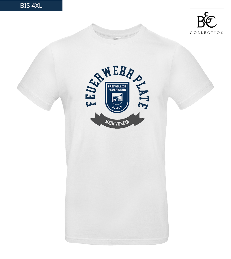 B&C Herren T-Shirt White "Bono"