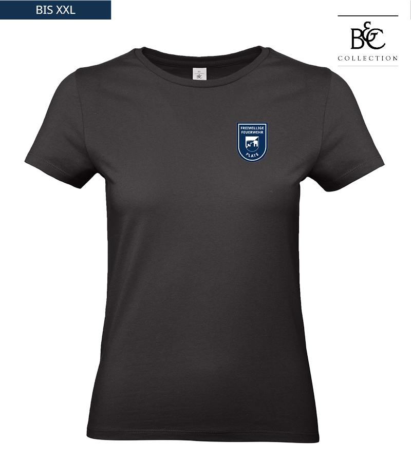 B&C Damen T-Shirt Black "Anton"