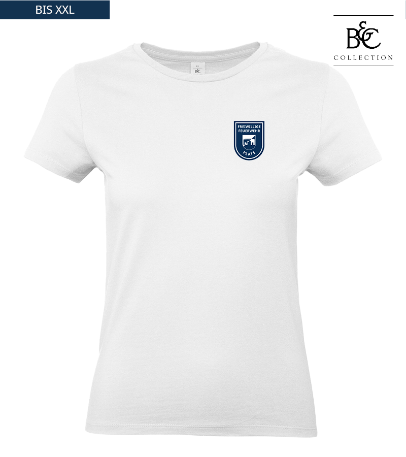 B&C Damen T-Shirt White "Anton"
