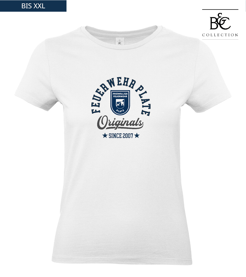 B&C Damen T-Shirt White "Jacob"
