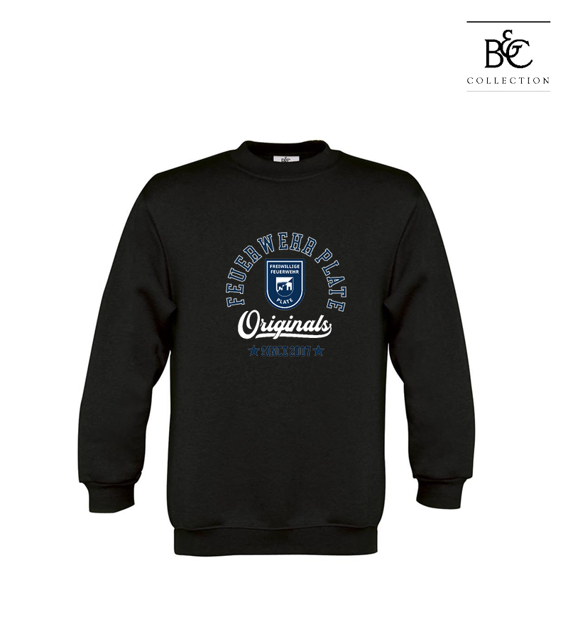 B&C Kinder Sweatshirt Black "Jacob"