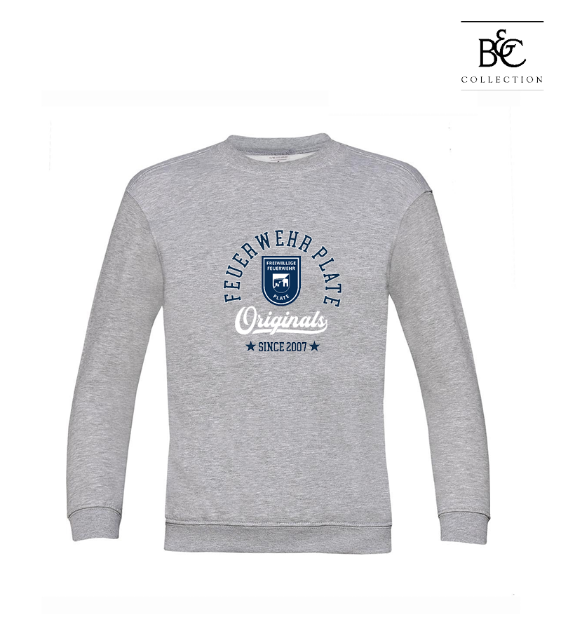 B&C Kinder Sweatshirt Heather Grey "Jacob"