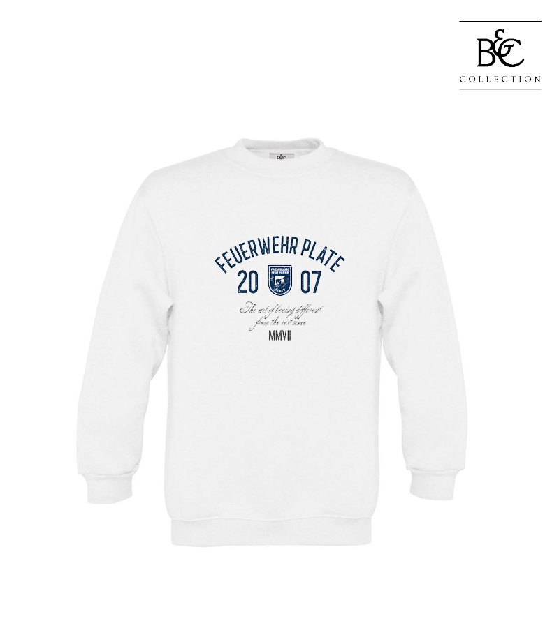 B&C Kinder Sweatshirt White "Isack"