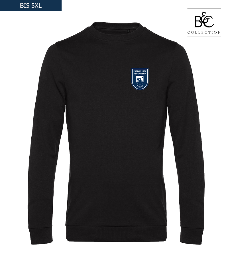 B&C Herren Sweatshirt Black Pure "Anton"