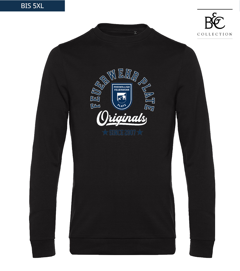 B&C Herren Sweatshirt Black Pure "Jacob"