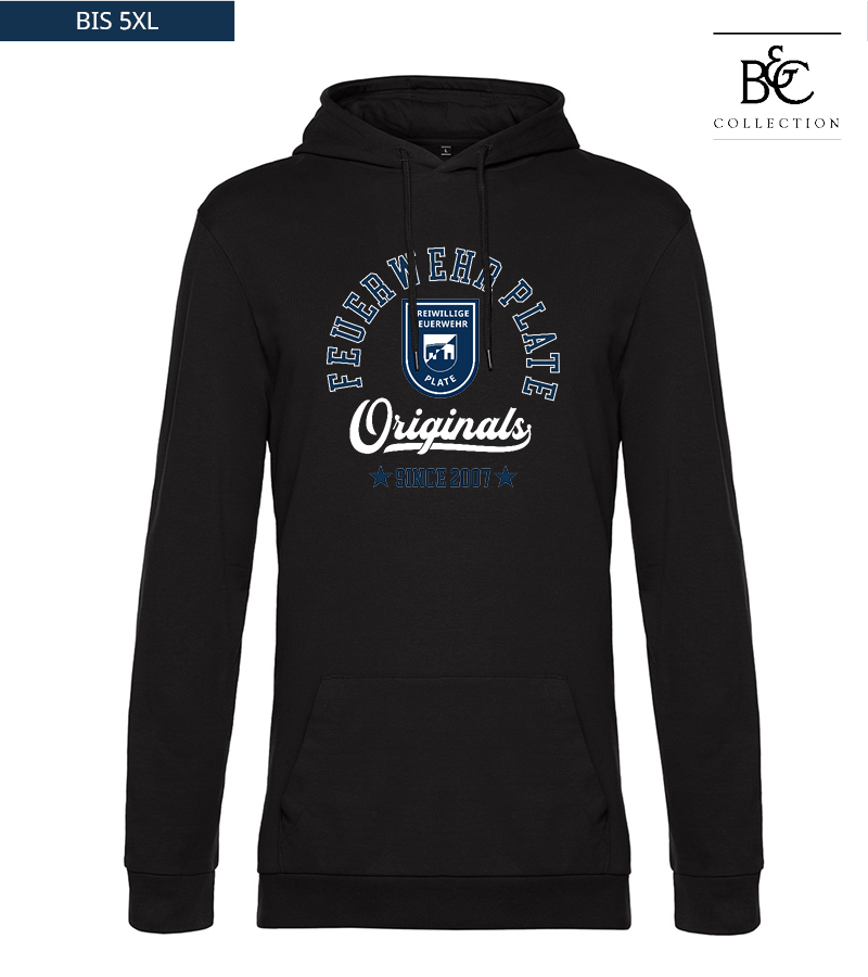 B&C Herren Hoodie Black Pure "Jacob"