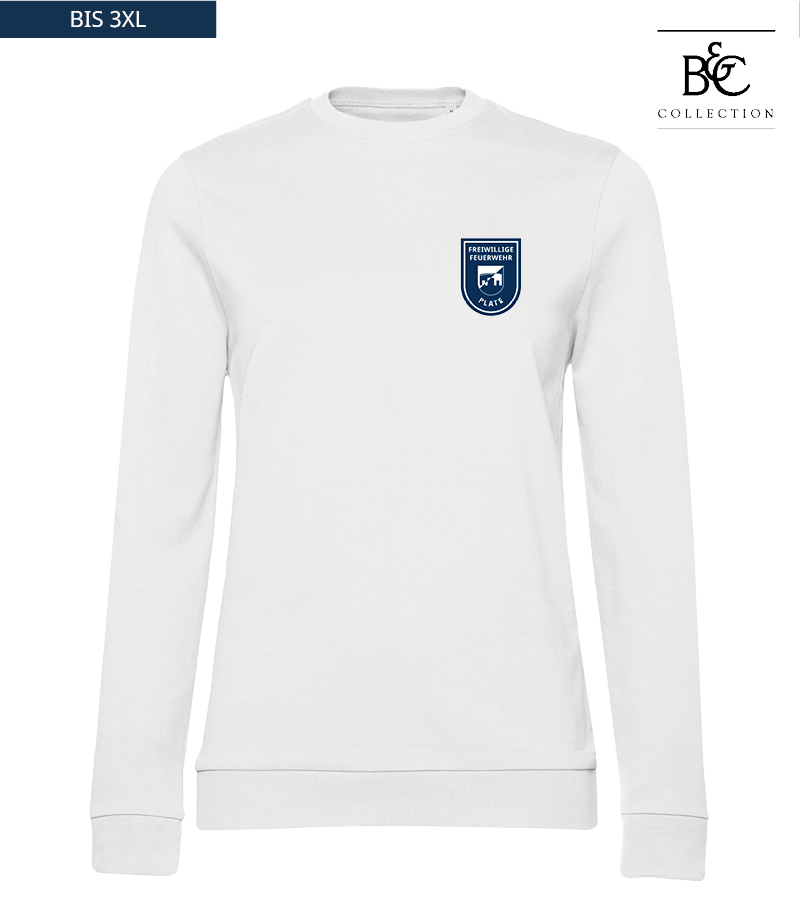 B&C Damen Sweatshirt White "Anton"