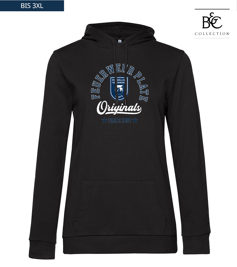 B&C Damen Hoodie Black Pure "Jacob"