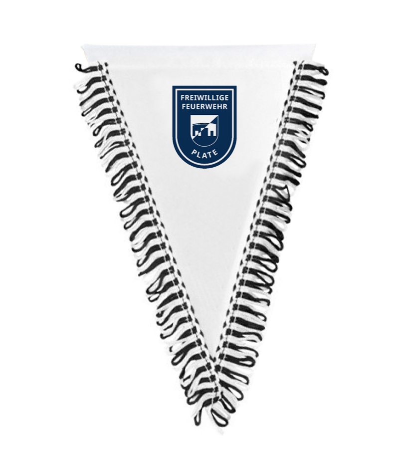 Wimpel dreieckig Black White "Anton"