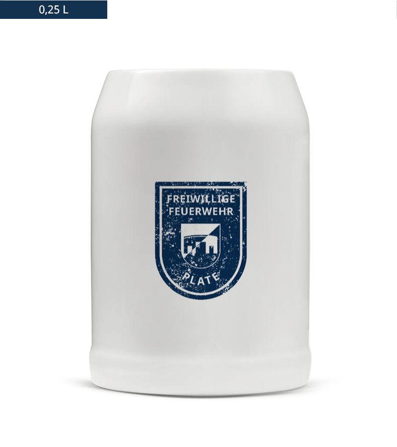 Bierkrug 0,25l White "Uwe" A