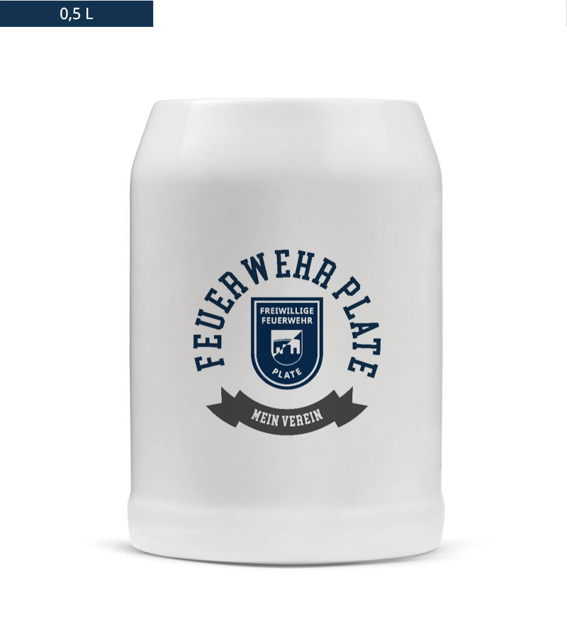 Bierkrug 0,5l White "Bono" A
