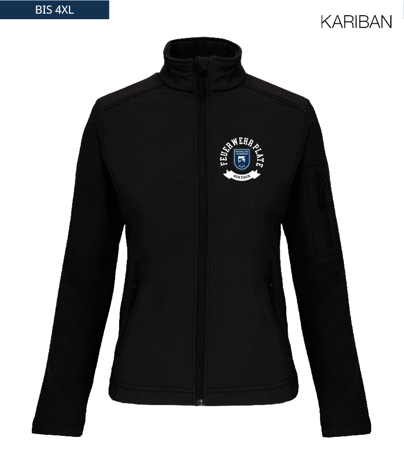 Kariban Damen Softshelljacke Black "Bono"