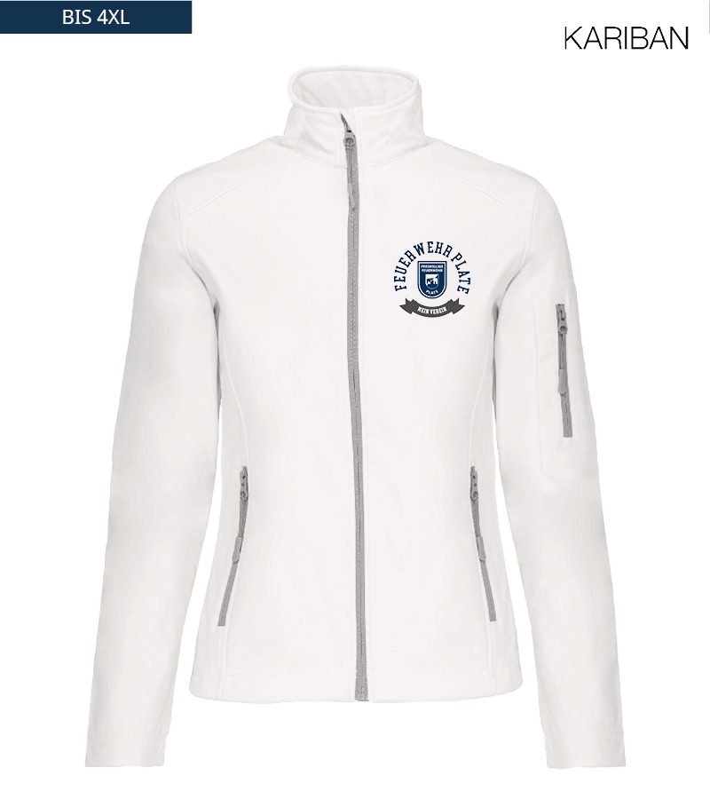 Kariban Damen Softshelljacke White "Bono"