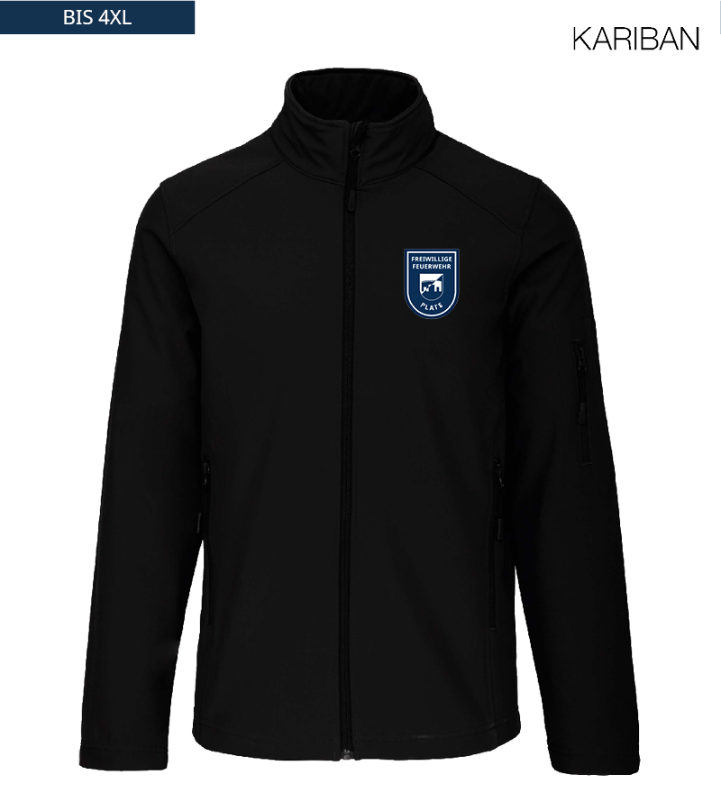 Kariban Herren Softshelljacke Black "Anton"