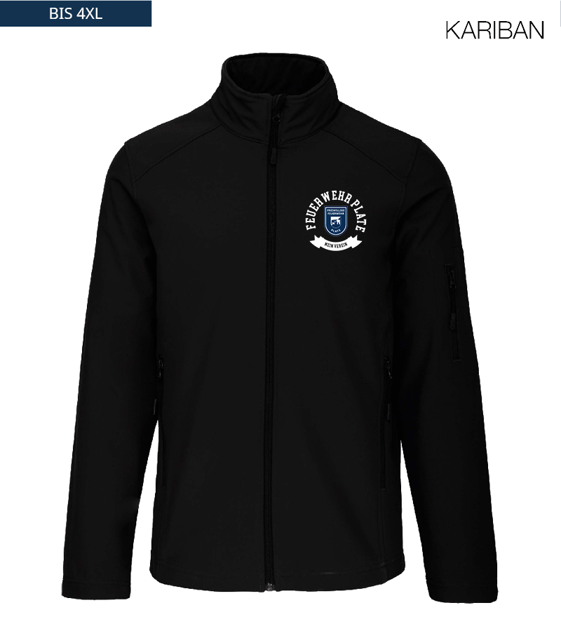 Kariban Herren Softshelljacke Black "Bono"