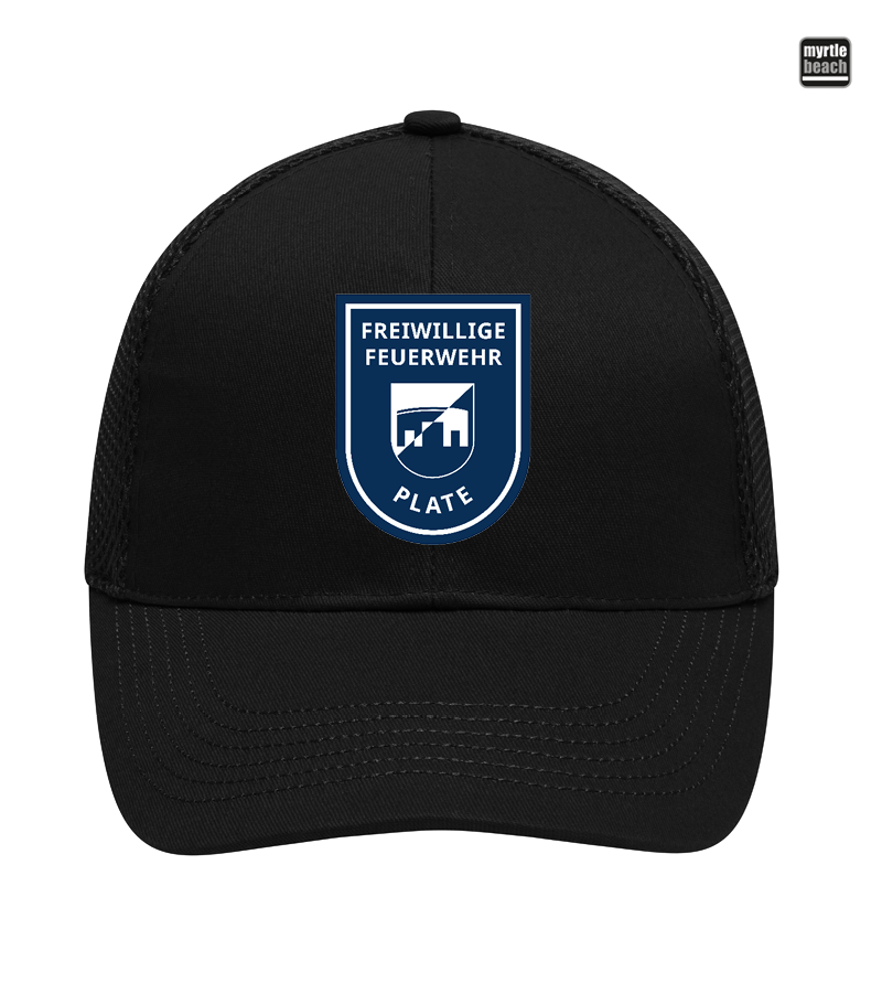 Myrtle Beach Unisex 6 Panel Air Mesh Cap Black "Anton"