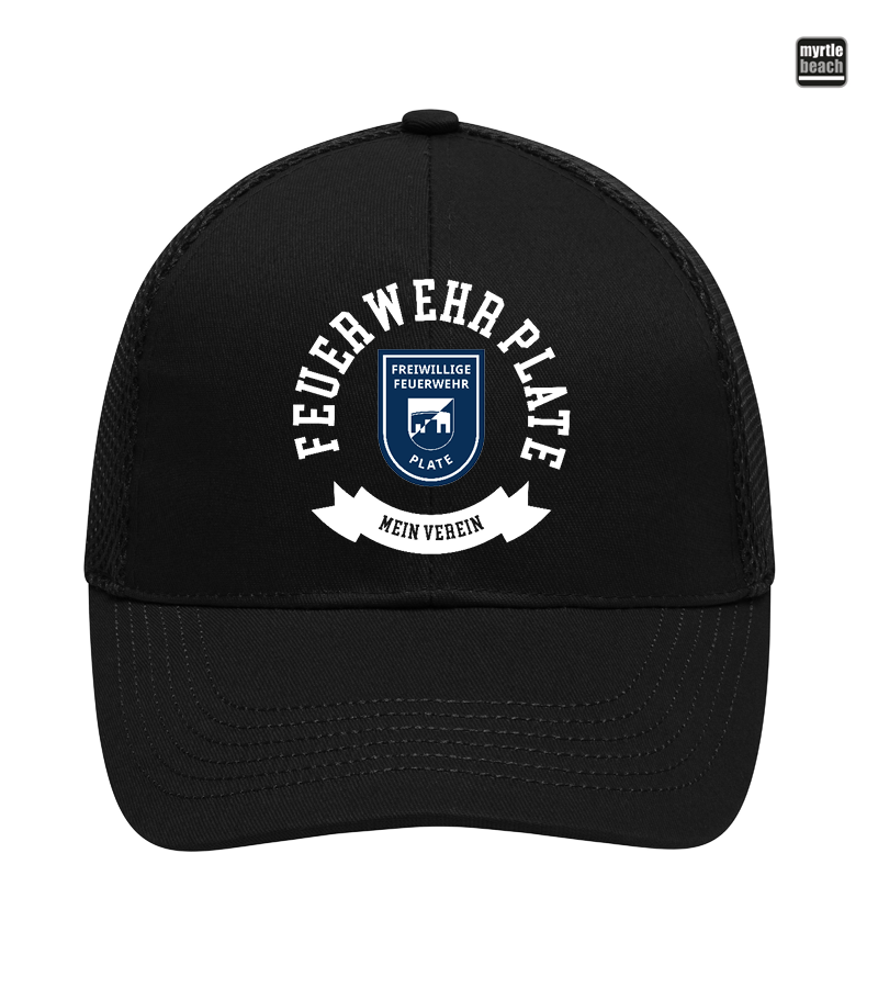 Myrtle Beach Unisex 6 Panel Air Mesh Cap Black "Bono"