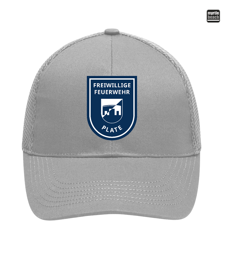 Myrtle Beach Unisex 6 Panel Air Mesh Cap Light Grey "Anton"