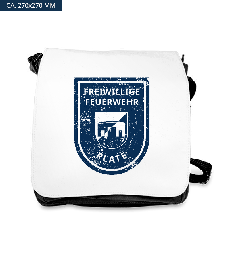 Schultertasche L Black "Uwe"