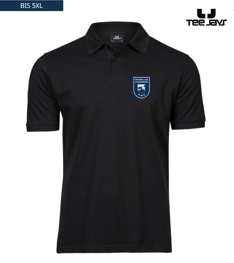 Tee Jays Herren Heavy Polo-Shirt Black "Anton"
