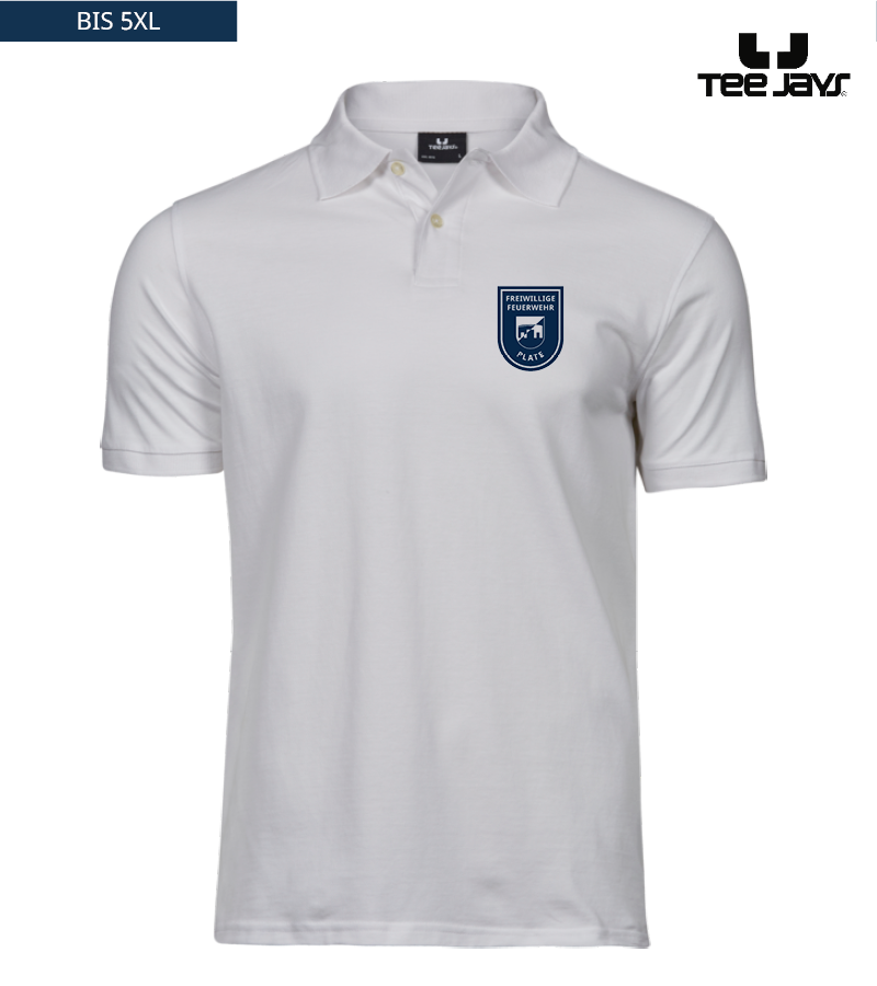 Tee Jays Herren Heavy Polo-Shirt White "Anton"