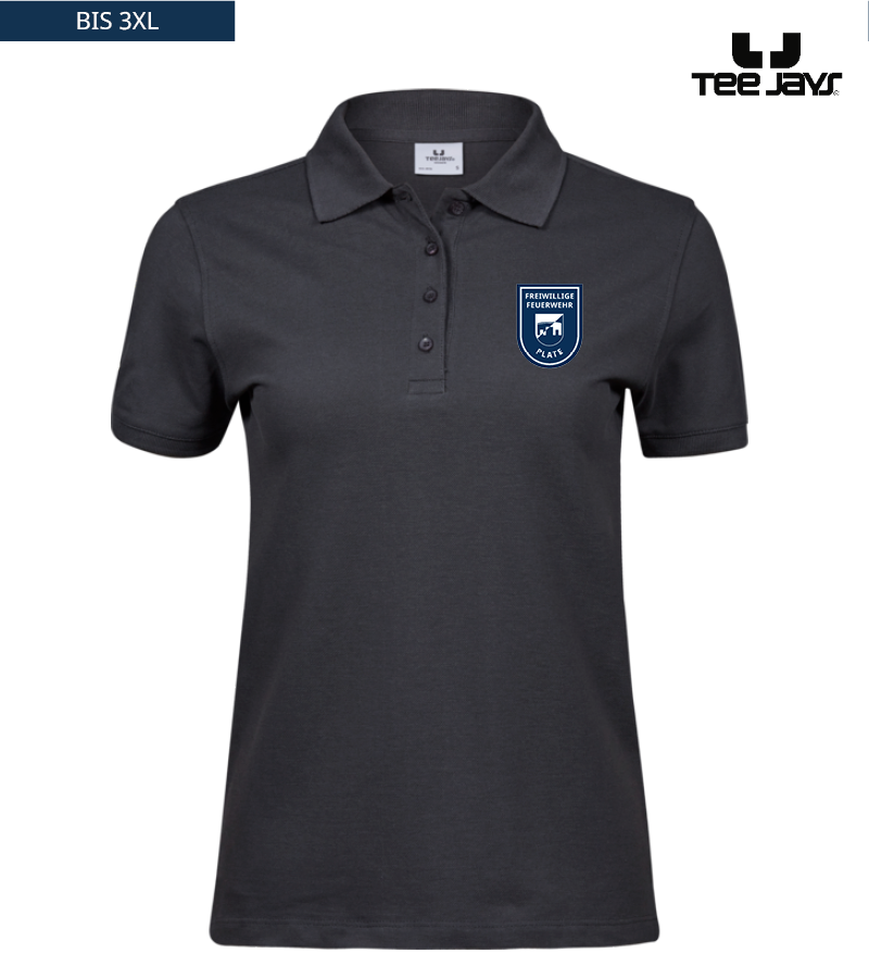 Tee Jays Damen Heavy Polo-Shirt Dark Grey "Anton"