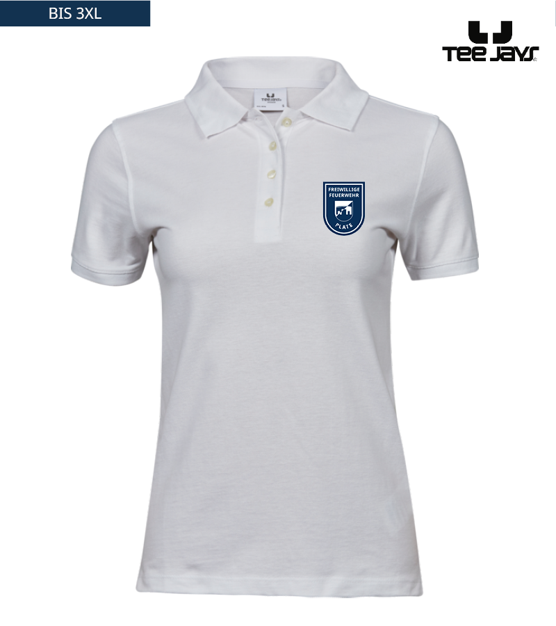 Tee Jays Damen Heavy Polo-Shirt White "Anton"